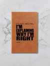 Personalized Engineer Leatherette Journal