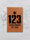 Personalized Firefighter Leatherette Journal
