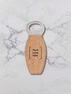 Leatherette Bottle Opener with Magnet