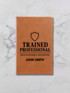 Personalized Firefighter Leatherette Journal