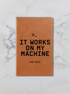 Personalized Engineer Leatherette Journal
