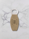 Leatherette Bottle Opener with Magnet
