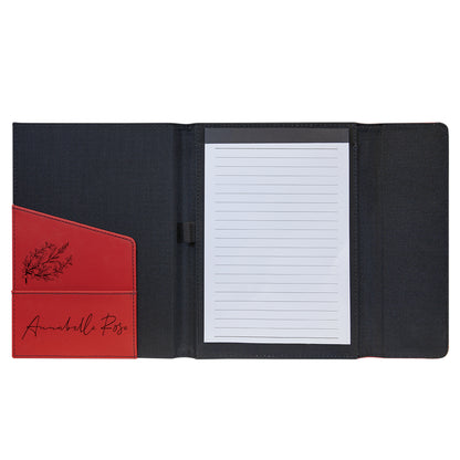 Personalized Leatherette Portfolio