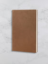 Branded Leatherette Journal Brown