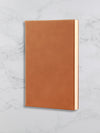 Branded Leatherette Journal Brown