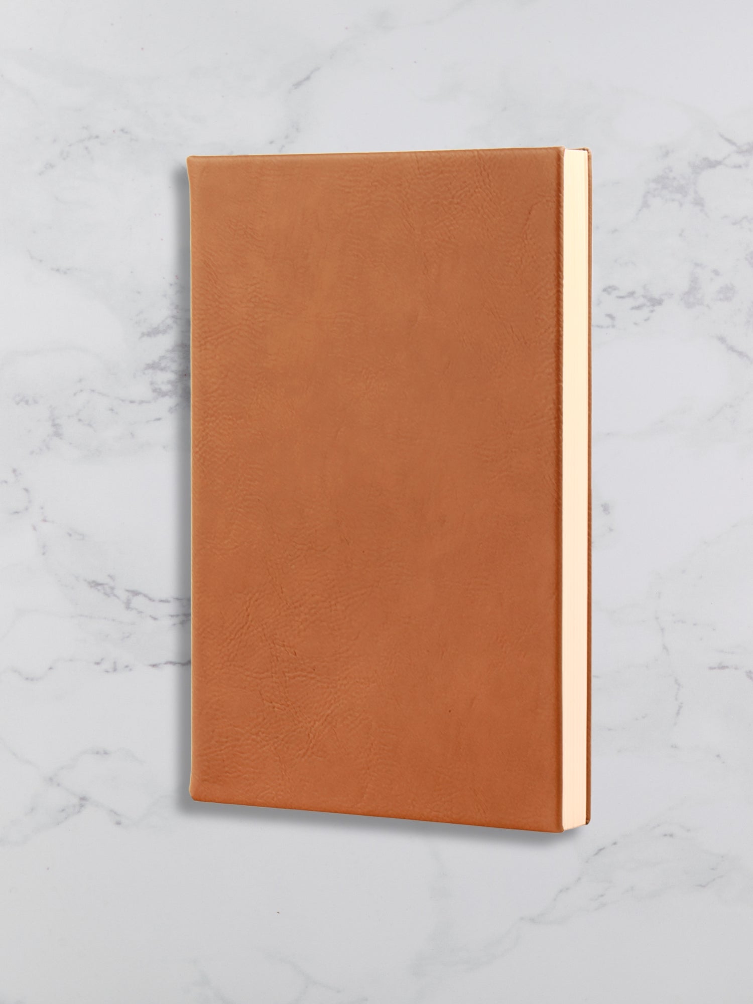 Branded Leatherette Journal Brown