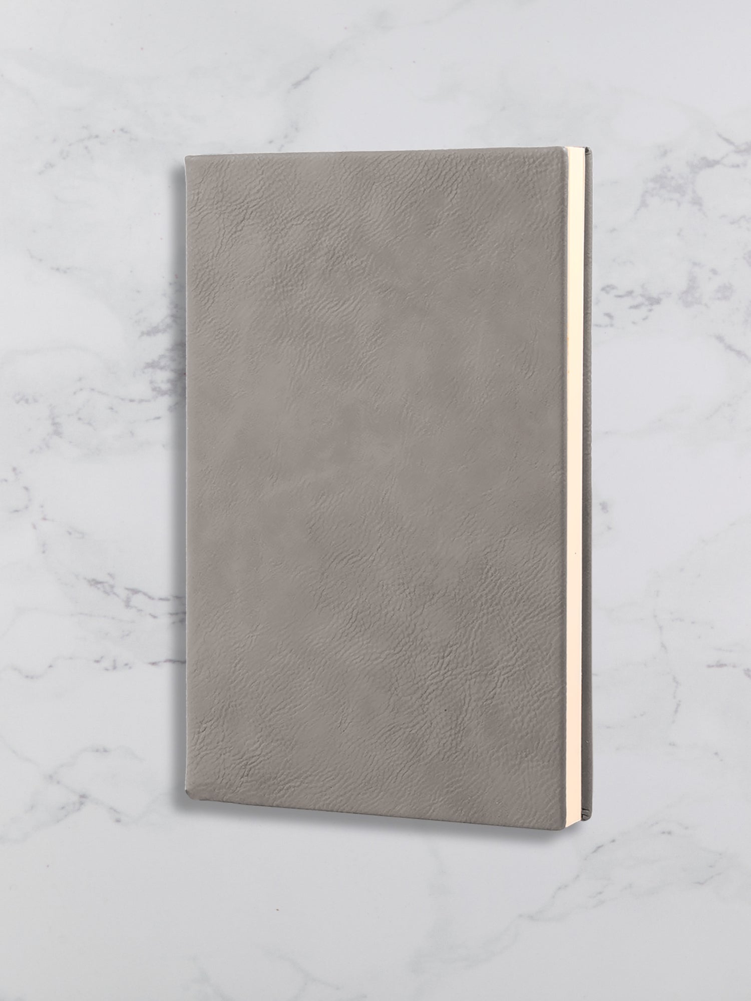 Branded Leatherette Journal Gray