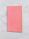Branded Leatherette Journal Pink