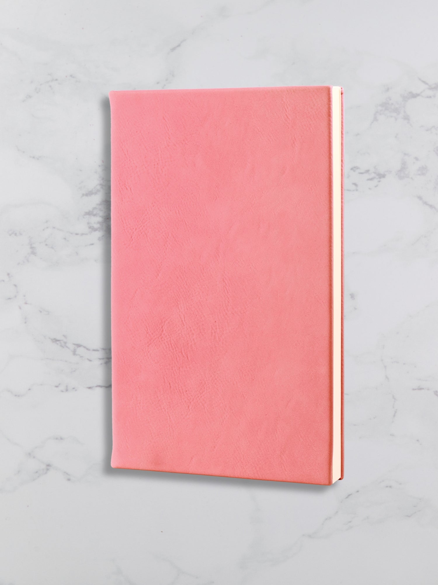 Branded Leatherette Journal Pink