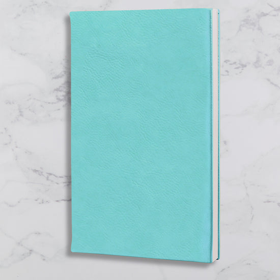 Branded Leatherette Journal Teal