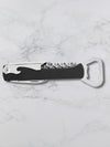 Branded Wine Opener — Custom Laser Engraved Leatherette Multi-Tool