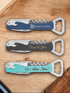 Branded Wine Opener — Custom Laser Engraved Leatherette Multi-Tool with Logo
