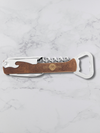 Branded Wine Opener — Custom Laser Engraved Leatherette Multi-Tool with Logo 