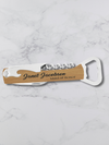 Branded Wine Opener — Custom Laser Engraved Leatherette Multi-Tool with Logo wood