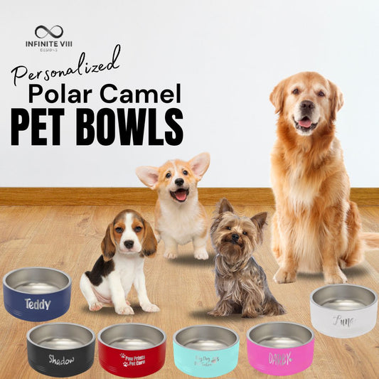 Personalized Insulated Pet Bowls