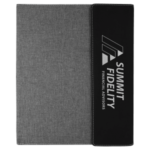 ***Branded Personalized Leatherette & Canvas Portfolio