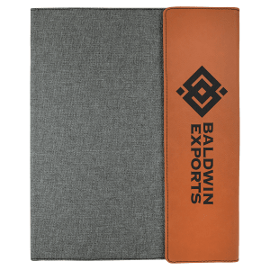 ***Branded Personalized Leatherette & Canvas Portfolio