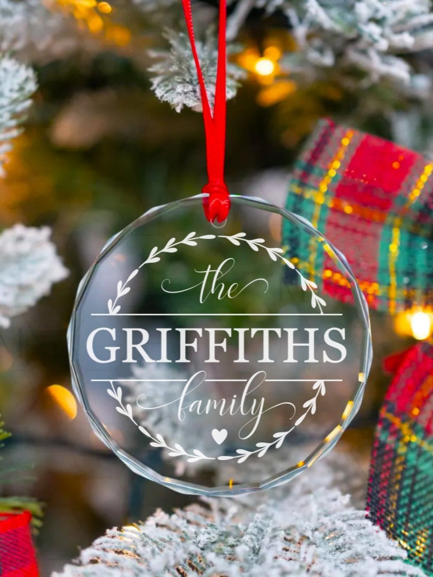 Family Name Ornament V2