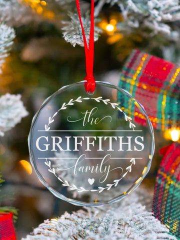 Family Name Ornament V2