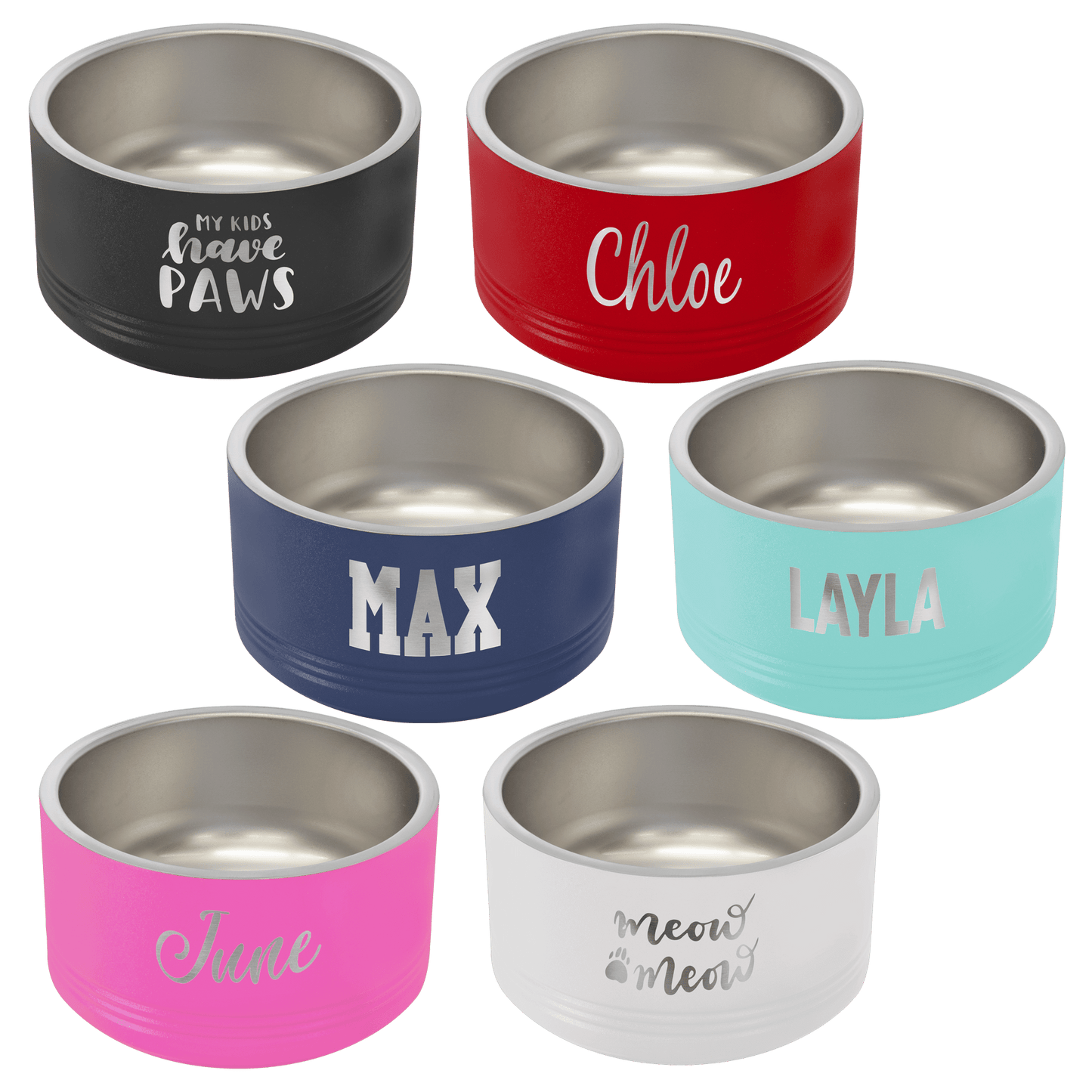 Personalized Insulated Pet Bowls