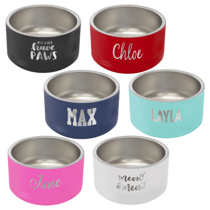 Personalized Insulated Pet Bowls