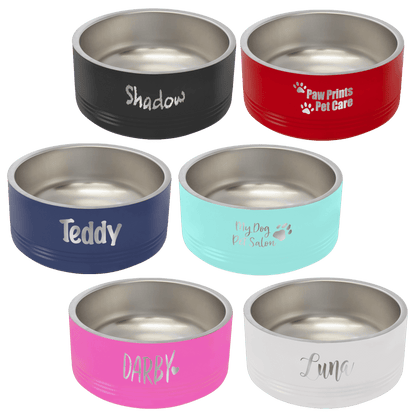 Personalized Insulated Pet Bowls