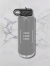 40 oz custom engaved water bottle Dark Gray