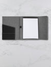 Small Branded Personalized Leatherette & Canvas Portfolio with notepad