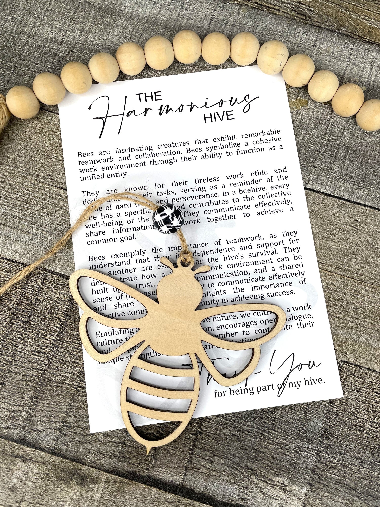 The Harmonious Hive — Bee Story Charm