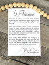 The Wise Educator — Owl Story Charm | Teacher Appreciation & Mentor Gift
