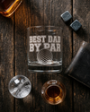 Best Dad by Par Whiskey Glass