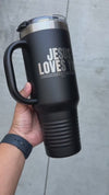 40 oz Travel Mug with Handle