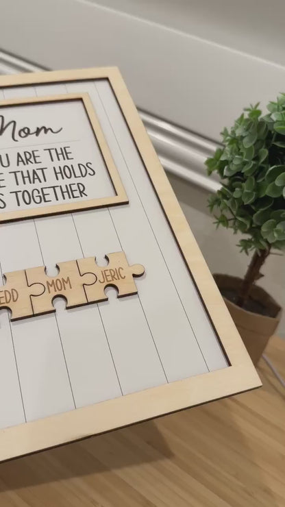 Mom's Puzzle Sign / Mother's Day