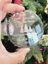 First Christmas In Our New Home Glass Ornament