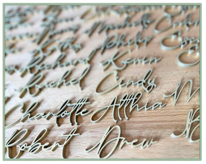 Wedding Name Plates