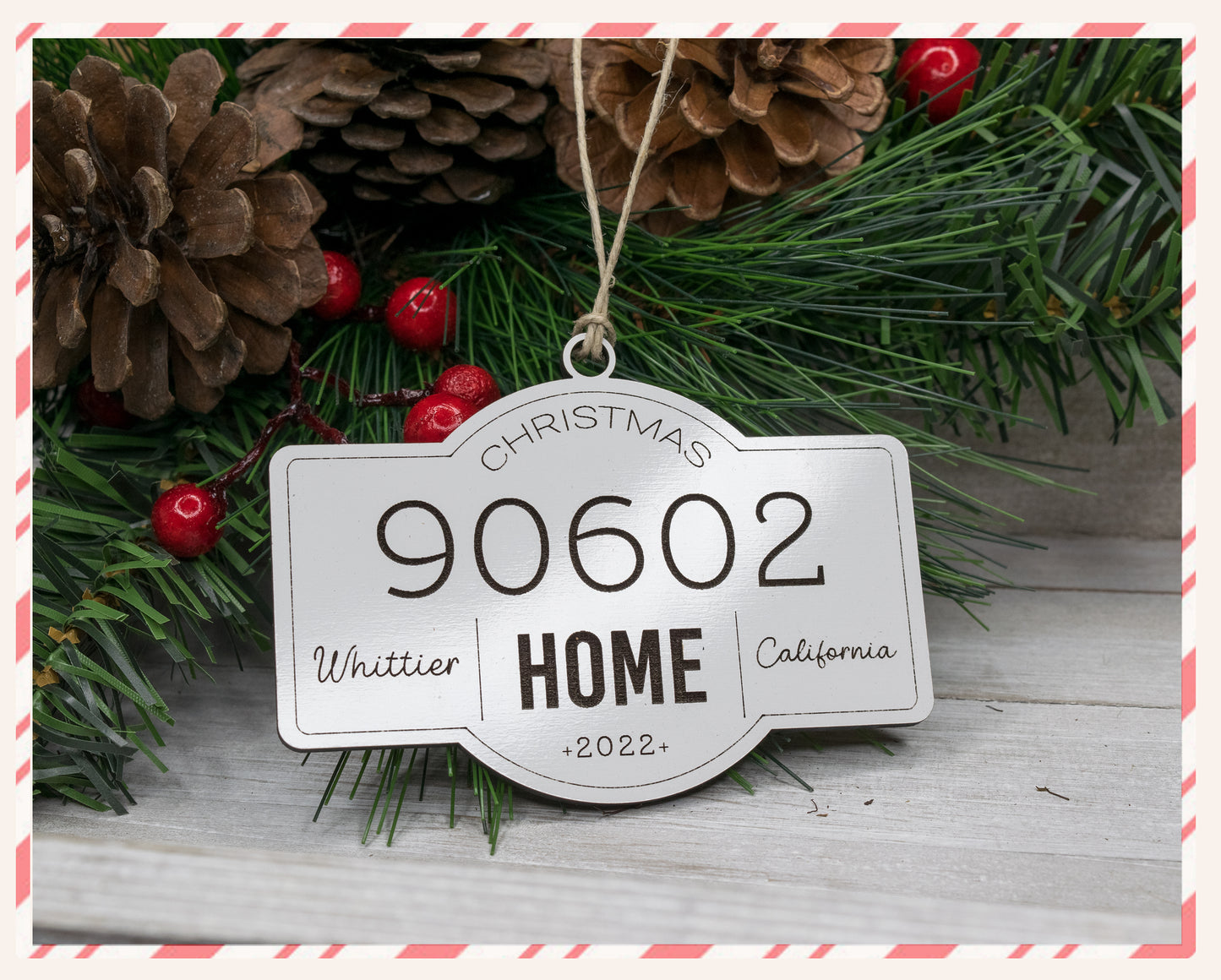 Zip Code Ornament