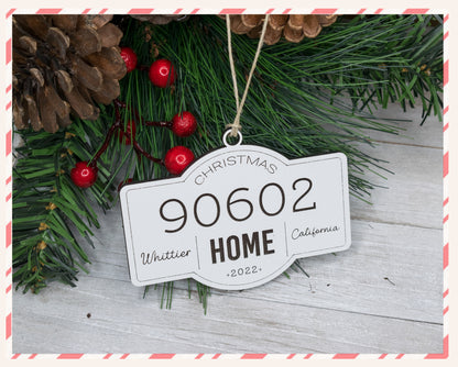 Zip Code Ornament